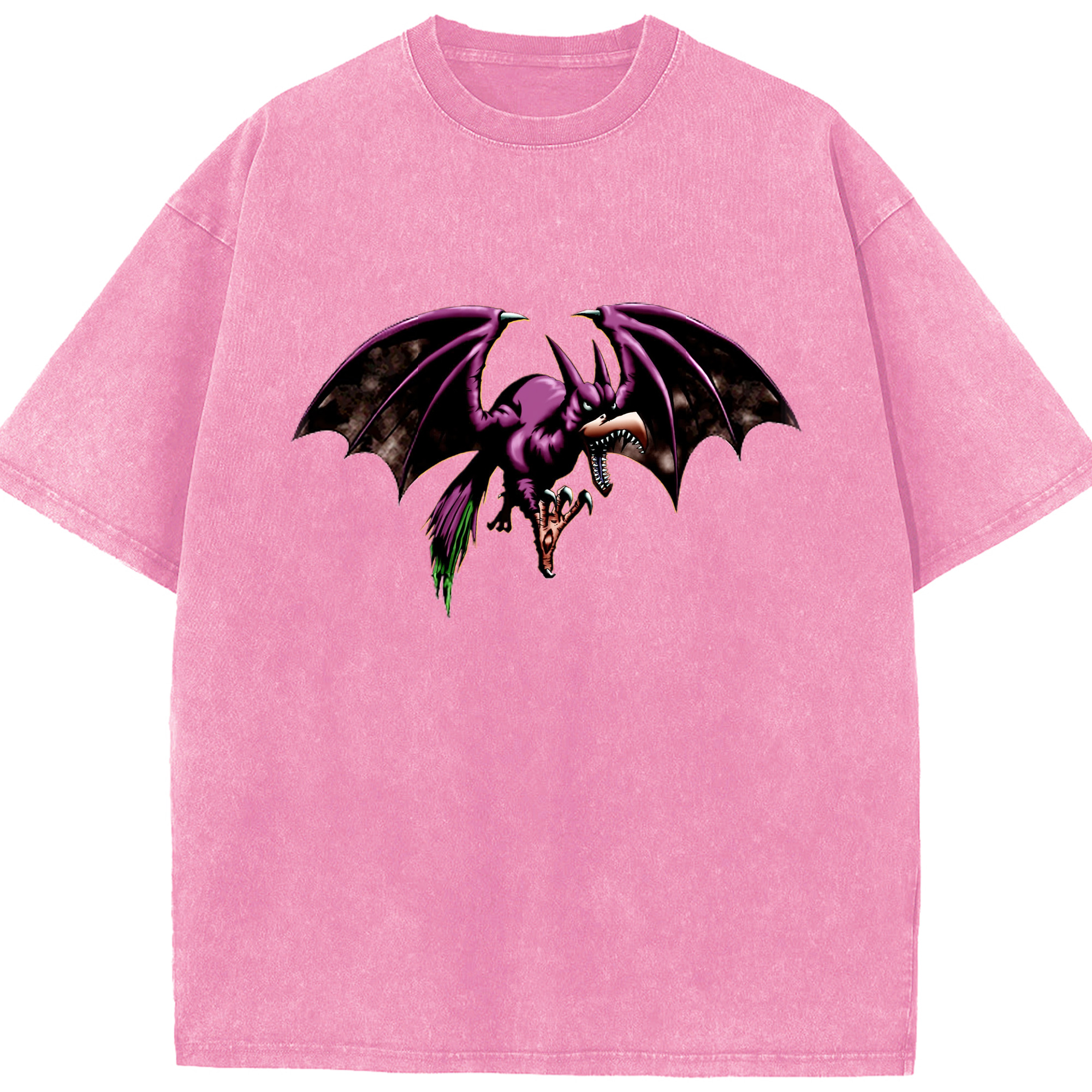 （画像用） 遊☆戯☆王 Yu-Gi-Oh! 綿100% ヴィンテージ風 半袖Tシャツ（フロントプリント）